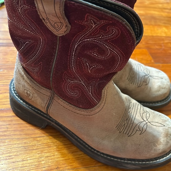 Ariat Shoes Ariat Hard Toe Cow Girl Boots Poshmark